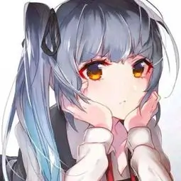 赛博霓虹双马尾动漫女生头像
